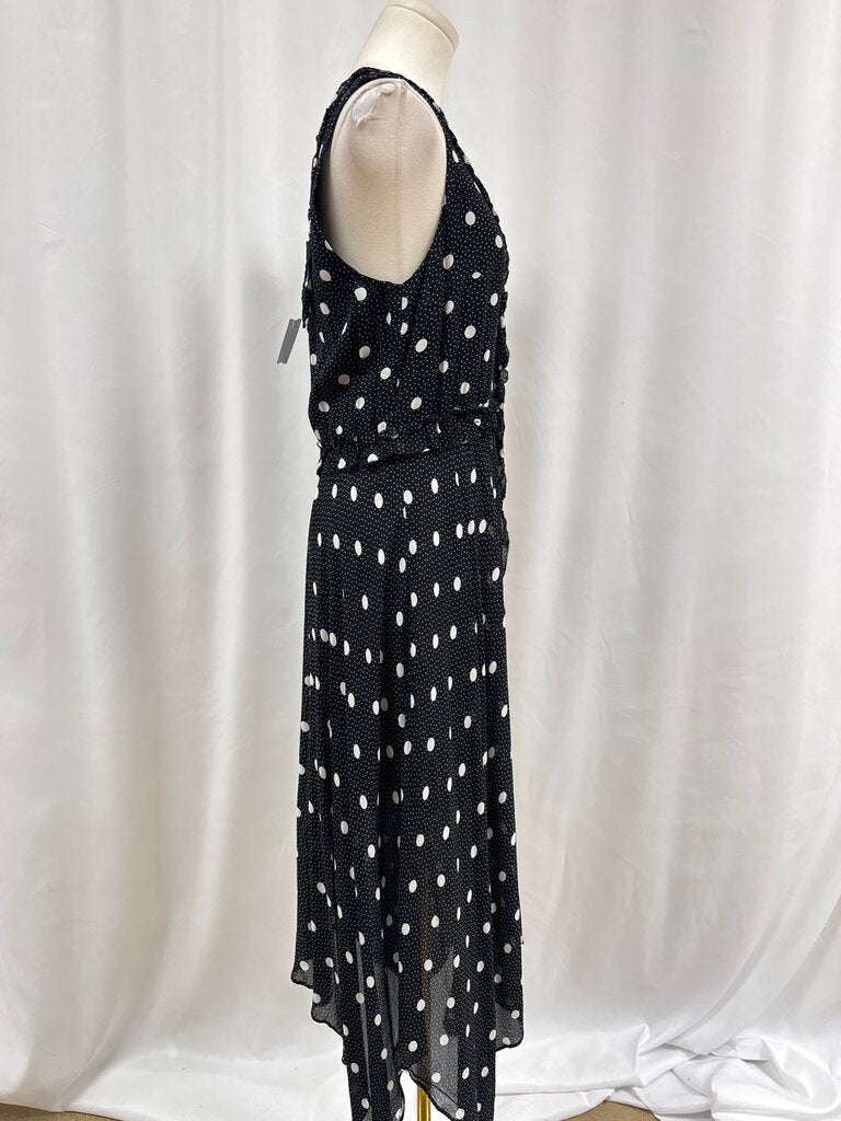 The Kooples Black and White Polka Dot Dress