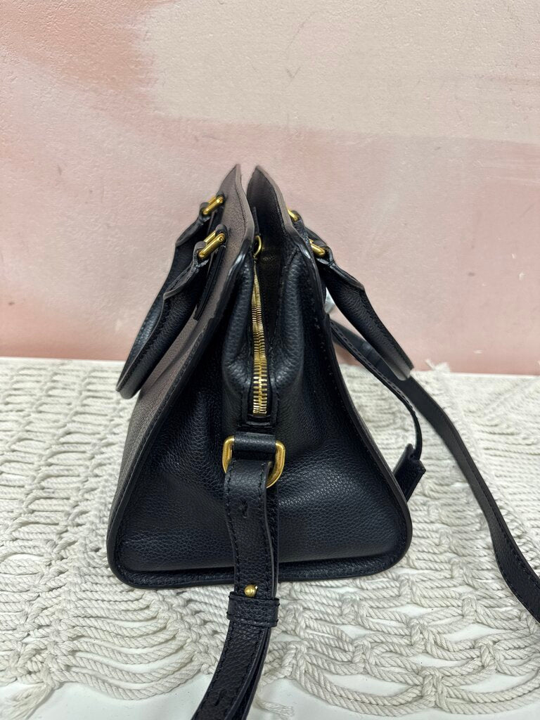 Alexander McQueen Black Skull Shoulder Bag