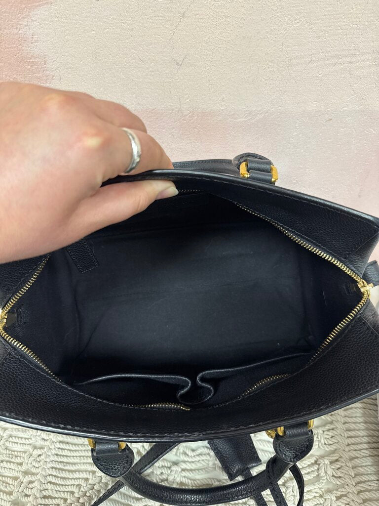 Alexander McQueen Black Skull Shoulder Bag