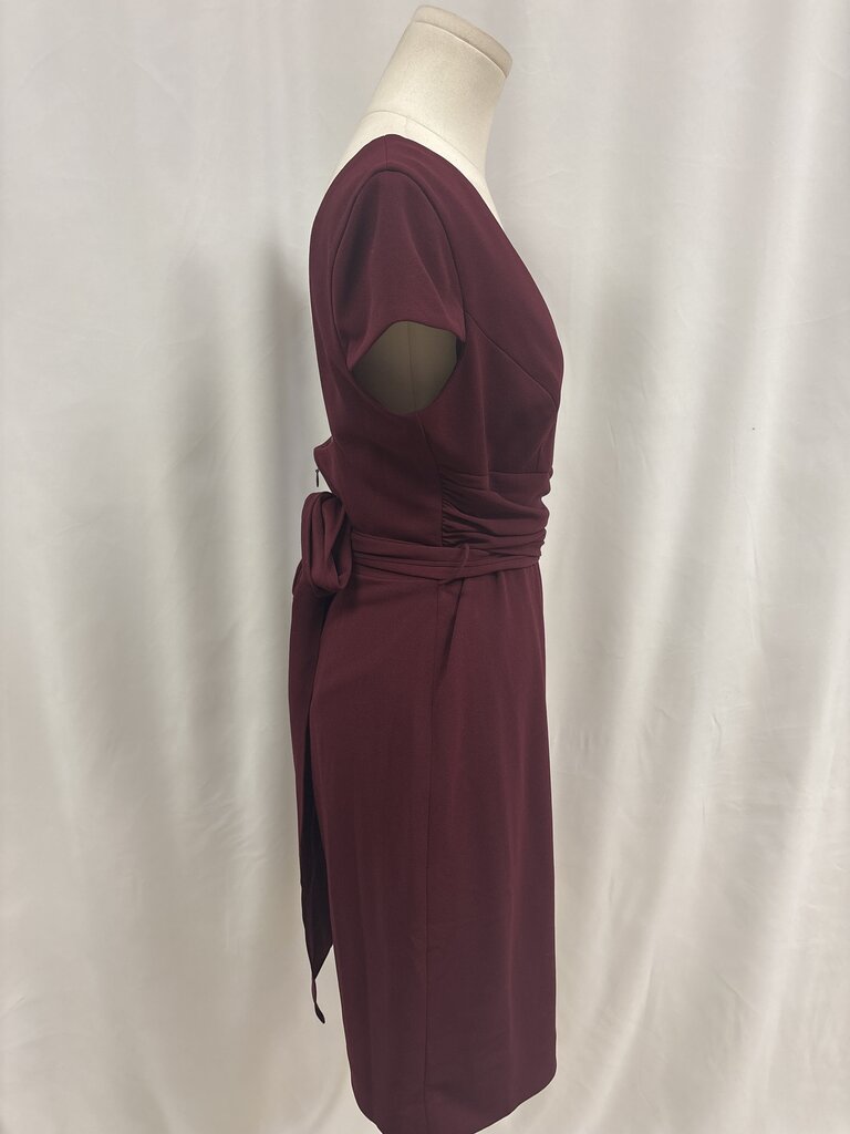 Dress the Population Maroon Midi Dress NWT