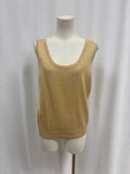 St John Gold Knit Tank