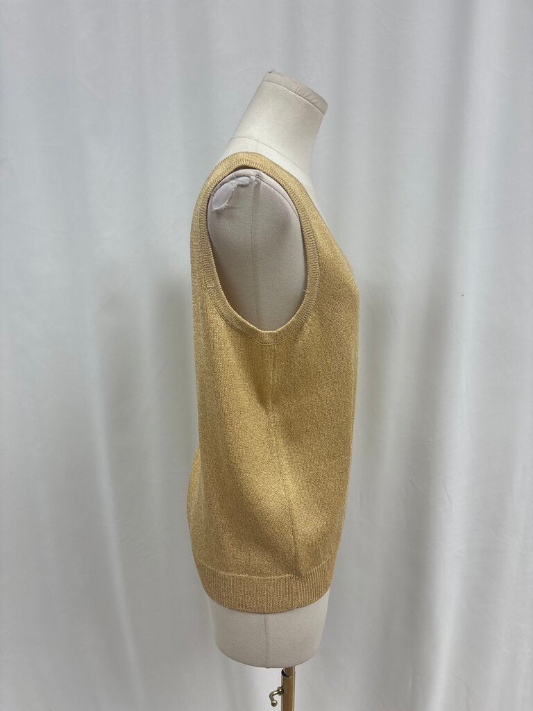 St John Gold Knit Tank