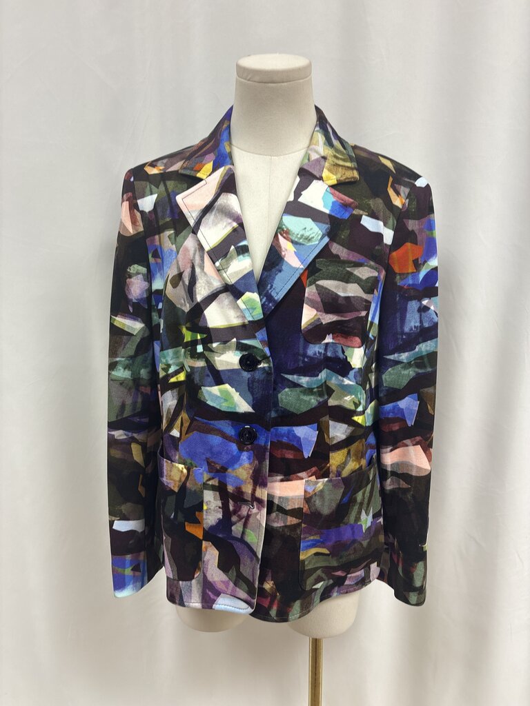 Escada Purple Multi Blazer NWT