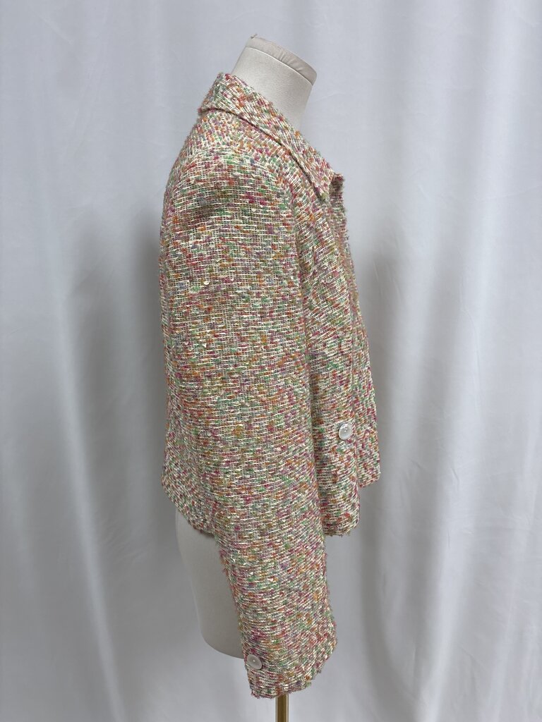 Louis Feraud Cream Multi Boucle Jacket