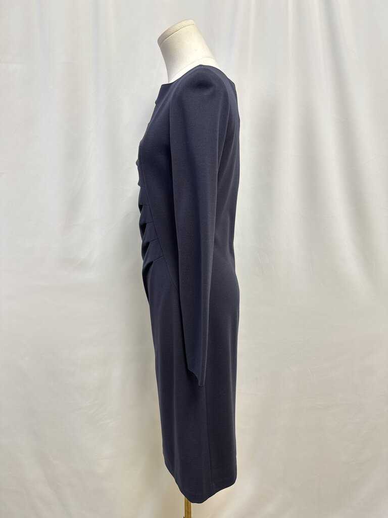 Armani Navy Ruched Dress