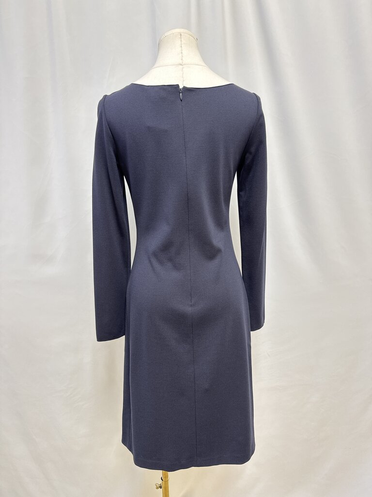 Armani Navy Ruched Dress
