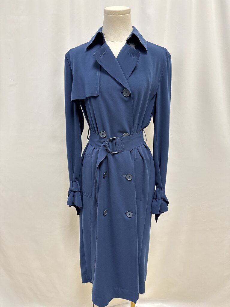 Akris Navy Trench Coat