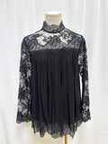 Zimmermann Black Lace Blouse NWT