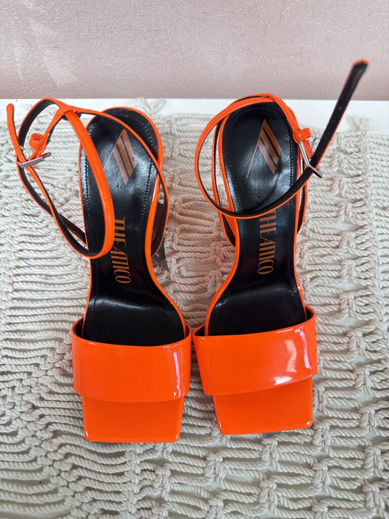 The Attico Neon Orange Heel