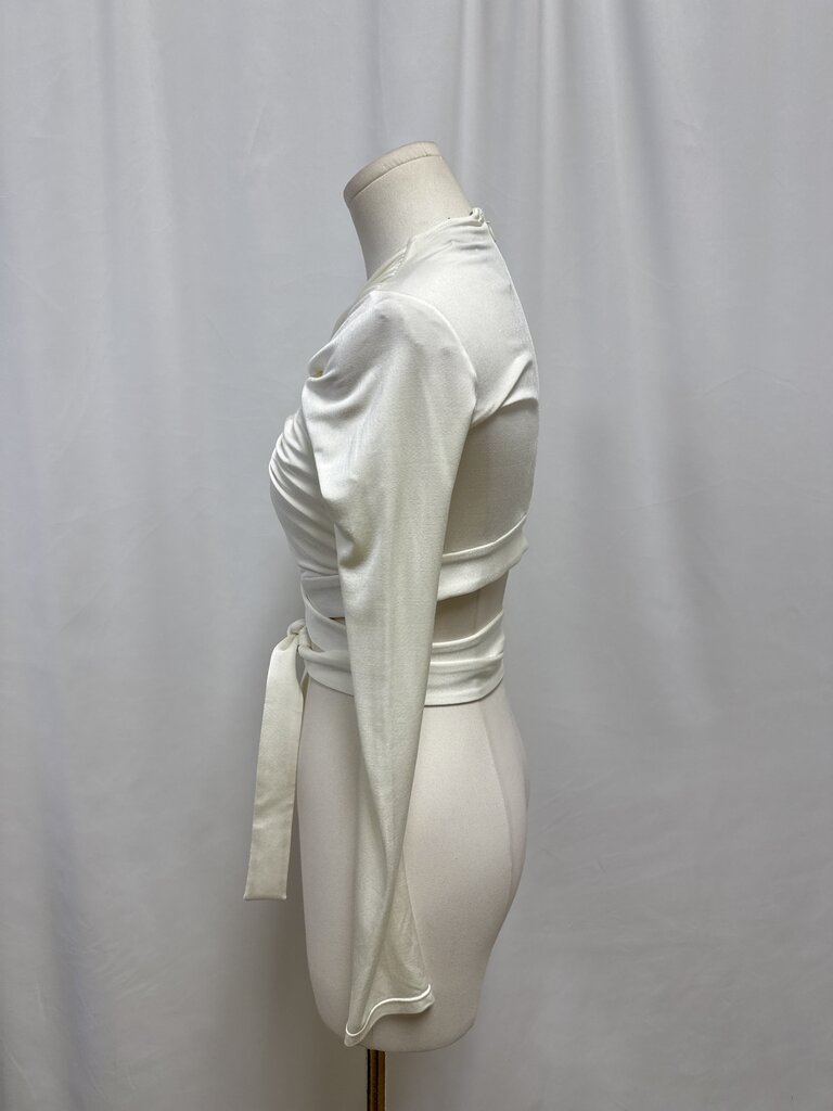 LAPOINTE Ecru Wrap Top