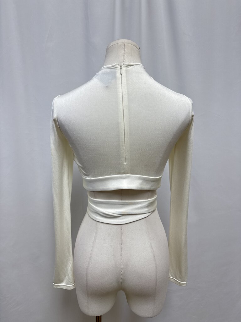 LAPOINTE Ecru Wrap Top