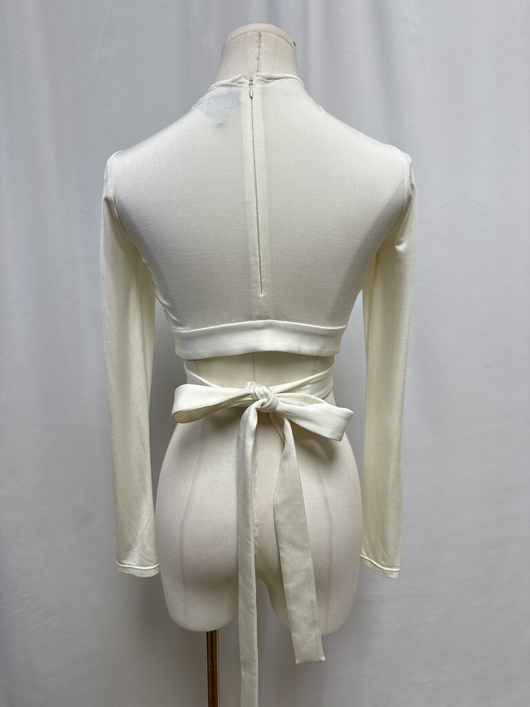 LAPOINTE Ecru Wrap Top