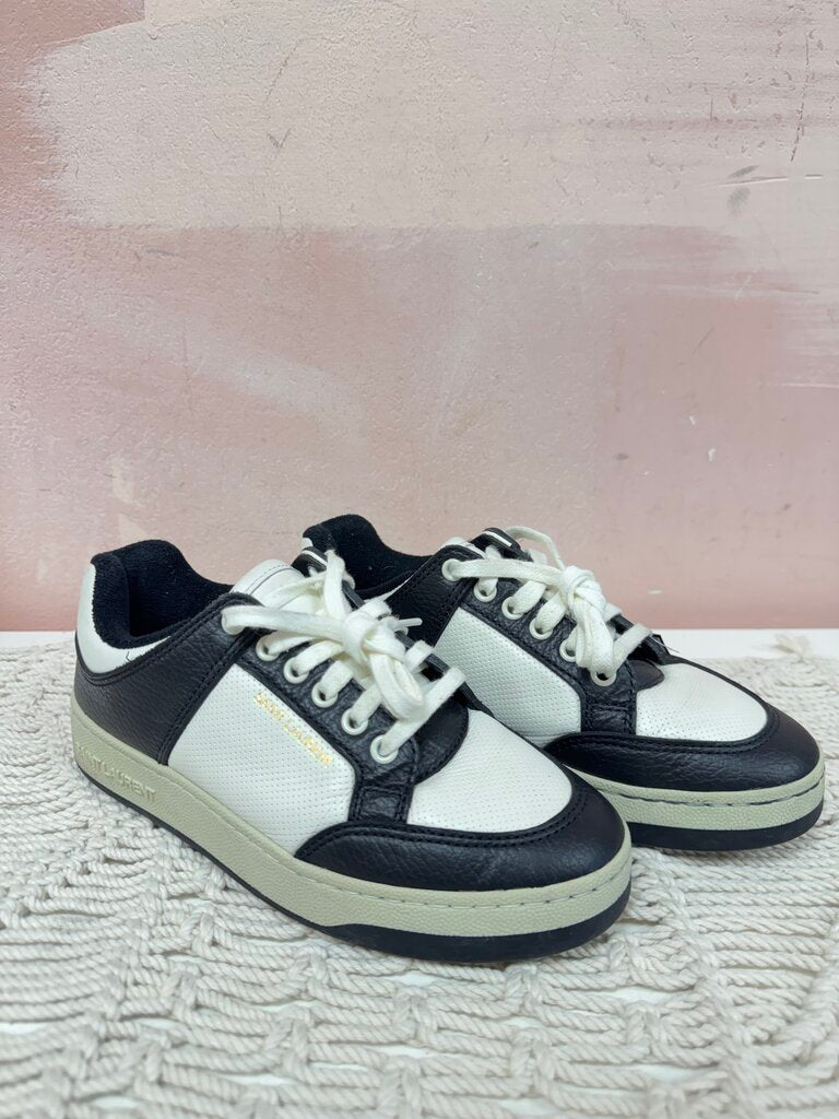Saint Laurent Black and White Sneaker