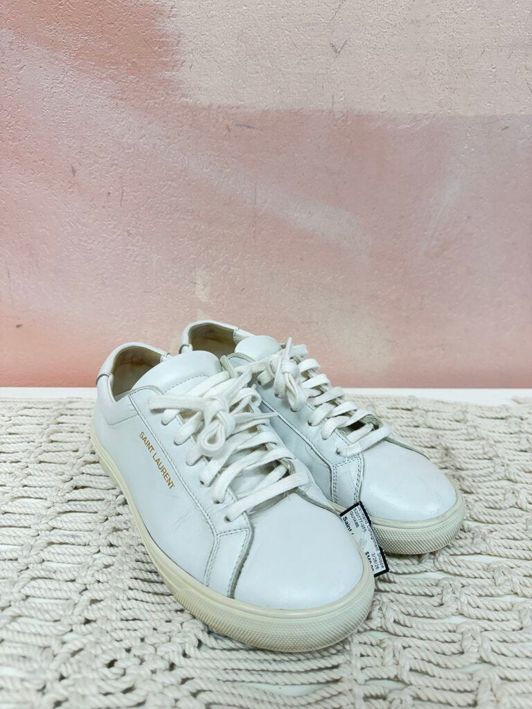 Saint Laurent White Sneaker w/Bag