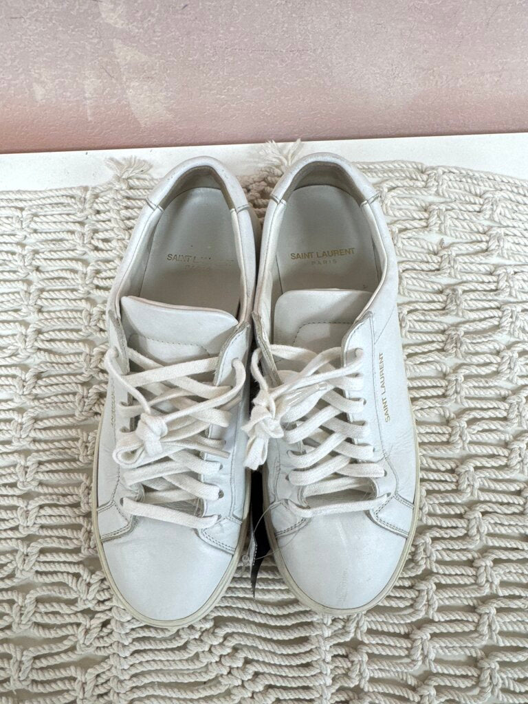 Saint Laurent White Sneaker w/Bag