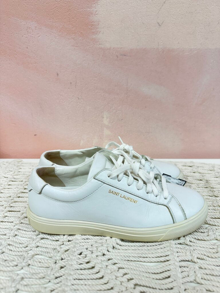Saint Laurent White Sneaker w/Bag