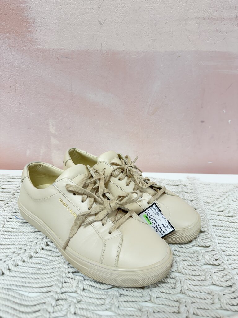 Saint Laurent Tan Sneaker w/Bag