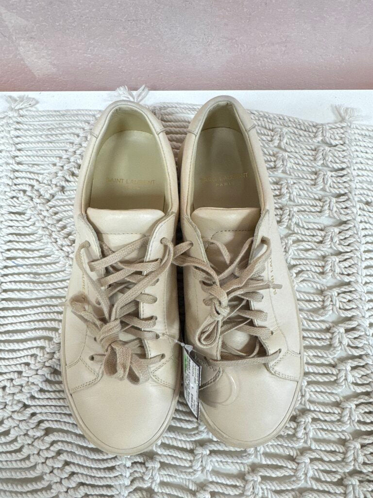 Saint Laurent Tan Sneaker w/Bag