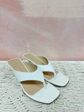 Stuart Weitzman White Wedge Sandal w/Dustbag