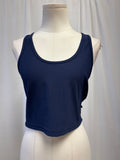 Lululemon Blue Ribbed Cropped Bra
