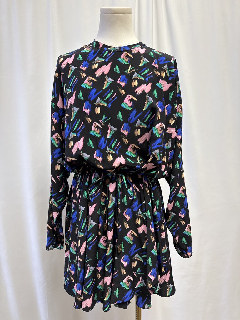 Louis Vuitton Black Abstract LV Mini Dress