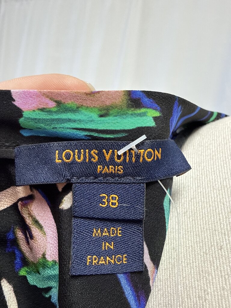 Louis Vuitton Black Abstract LV Mini Dress