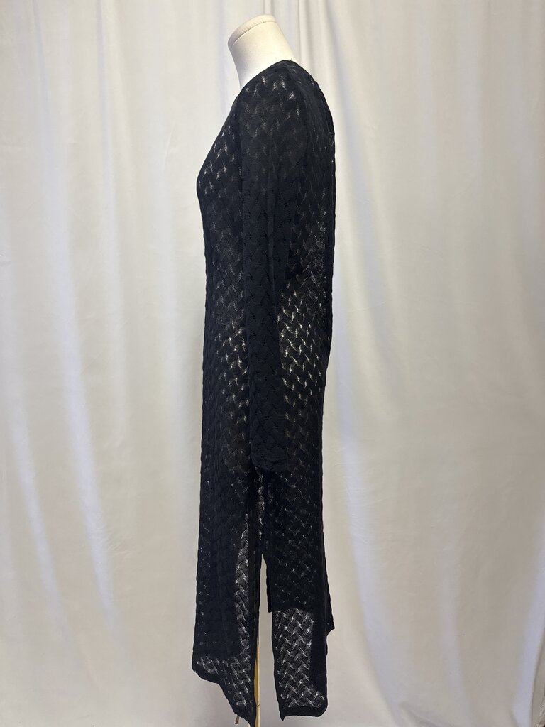 Hill House Black Knit Cover Up Dress NWT
