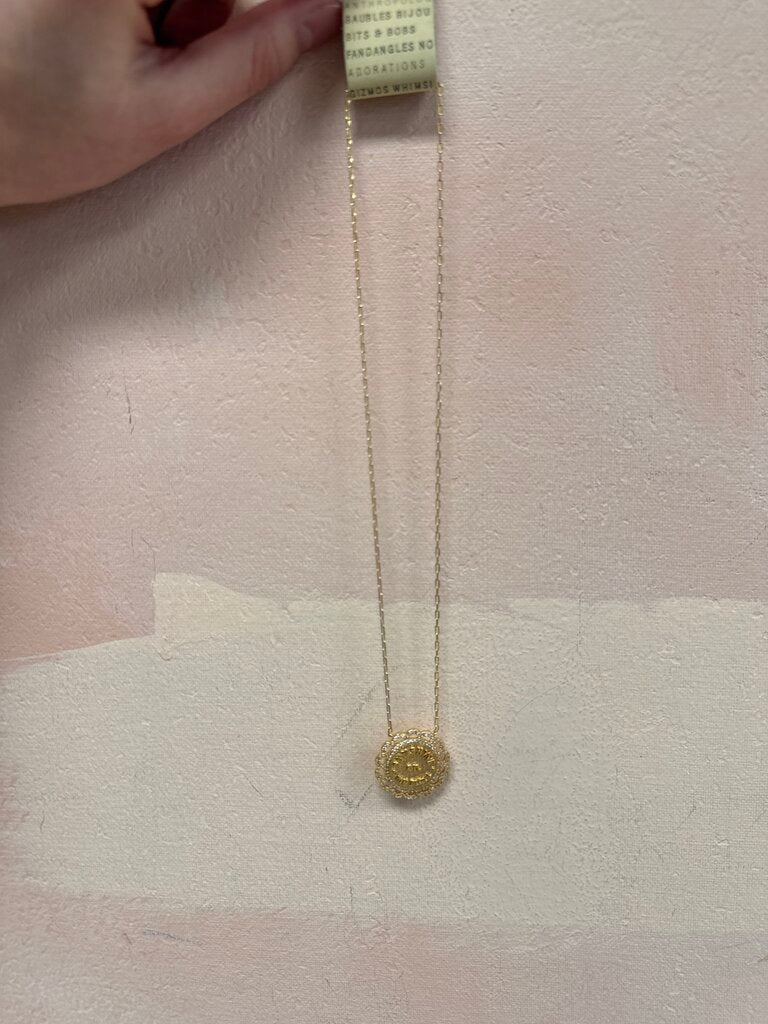 Anthropologie Medallion Necklace NWT