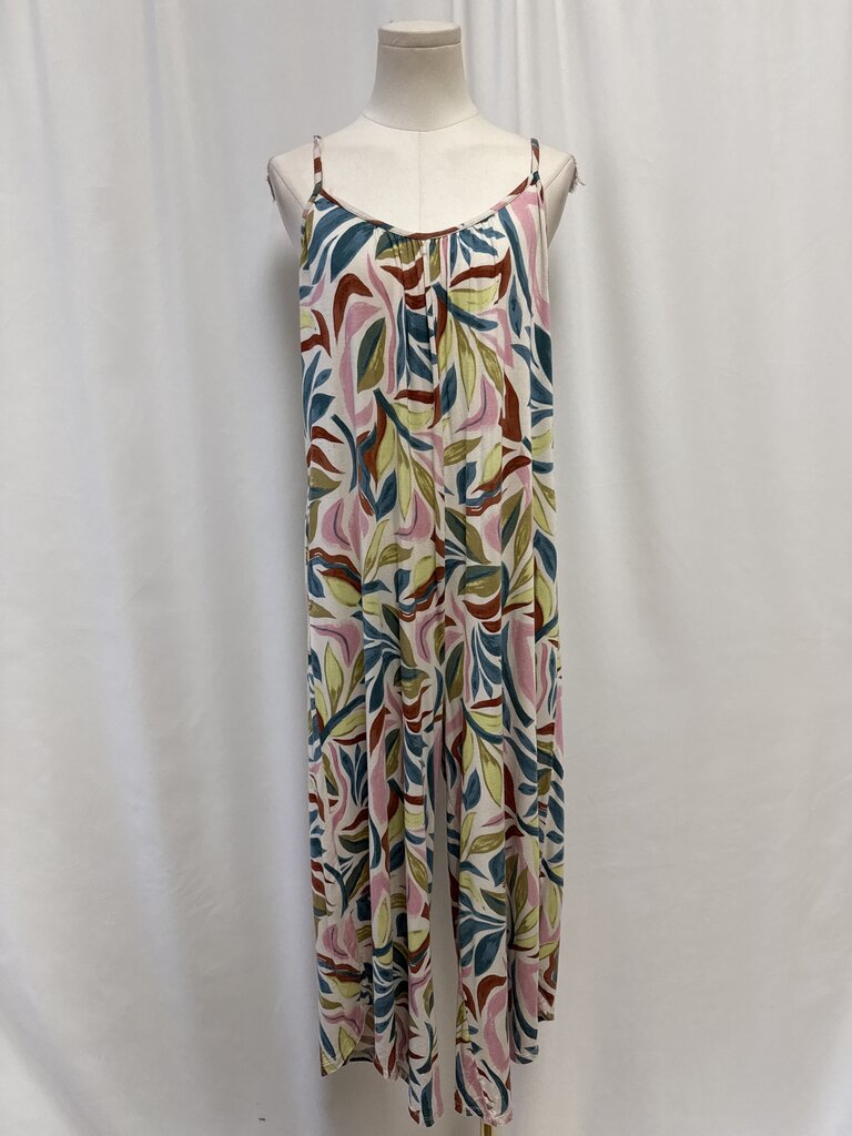 Z Supply Flroal Jumpsuit