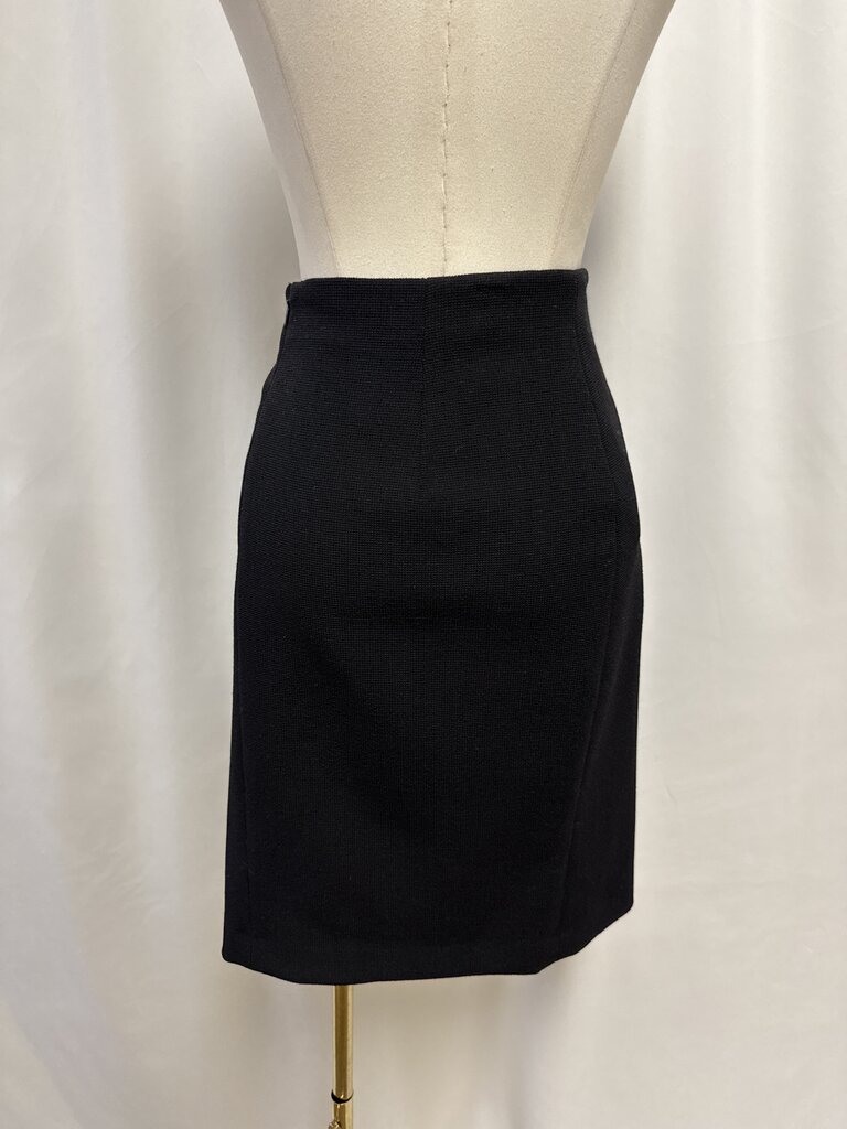 Armani Black Knit Skirt