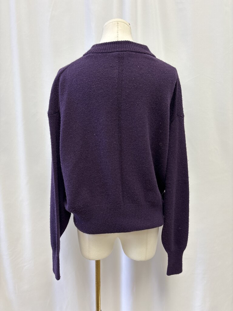 The Row Plum Cashmere Sweater