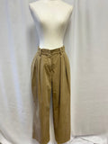 Staud Khaki Pleated Trouser