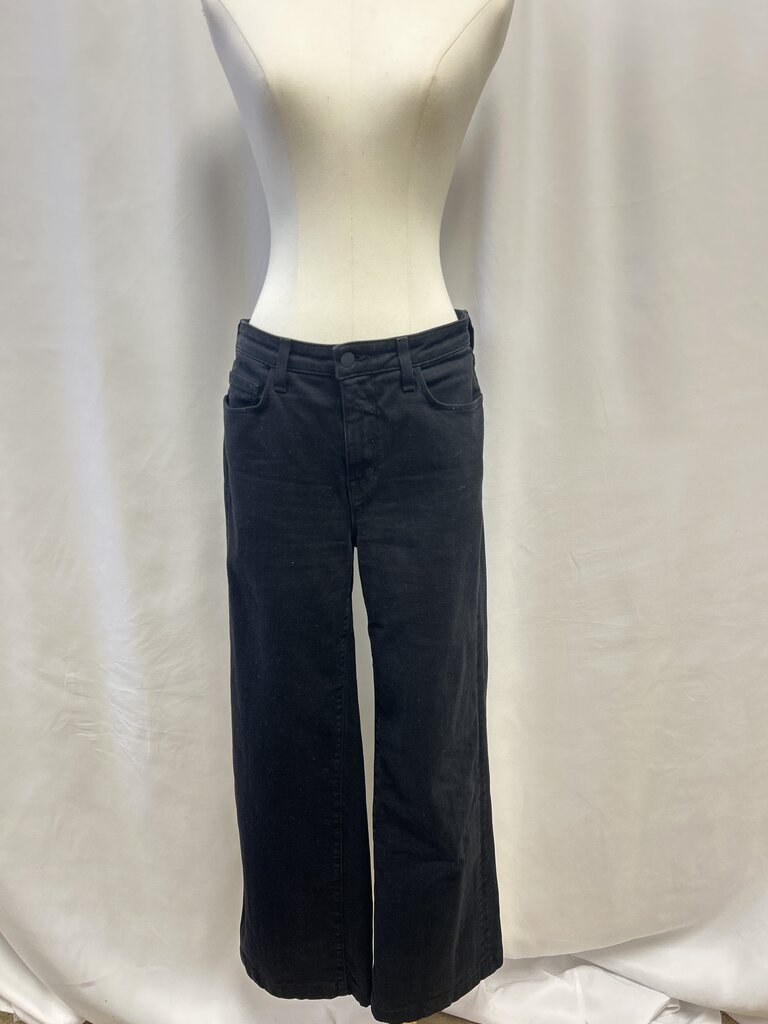 L'Agence Black Wide Leg Jean