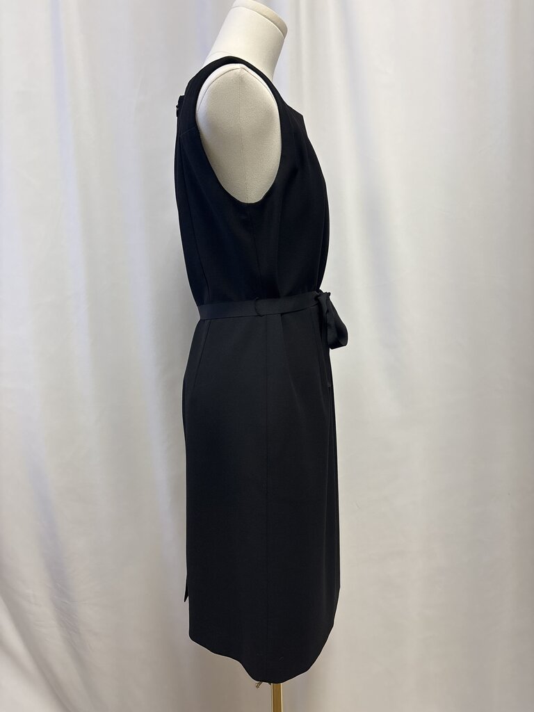 Elie Tahari Black Belted Dress