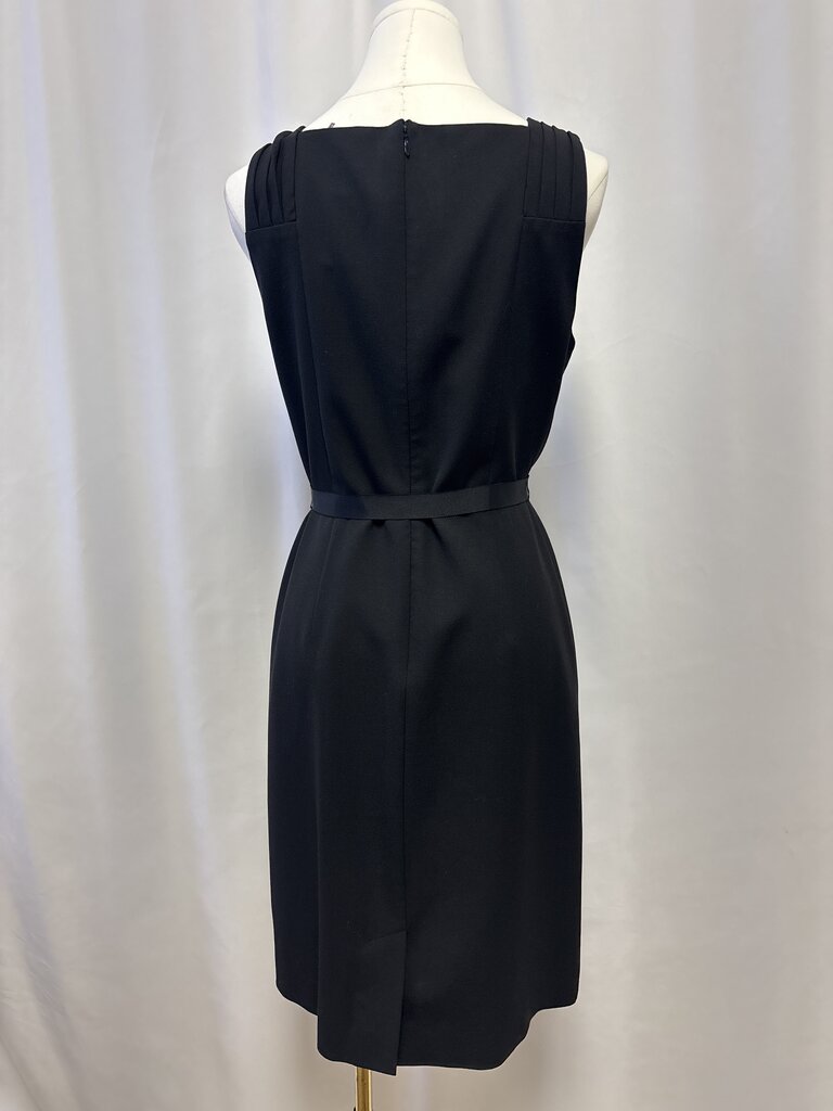 Elie Tahari Black Belted Dress