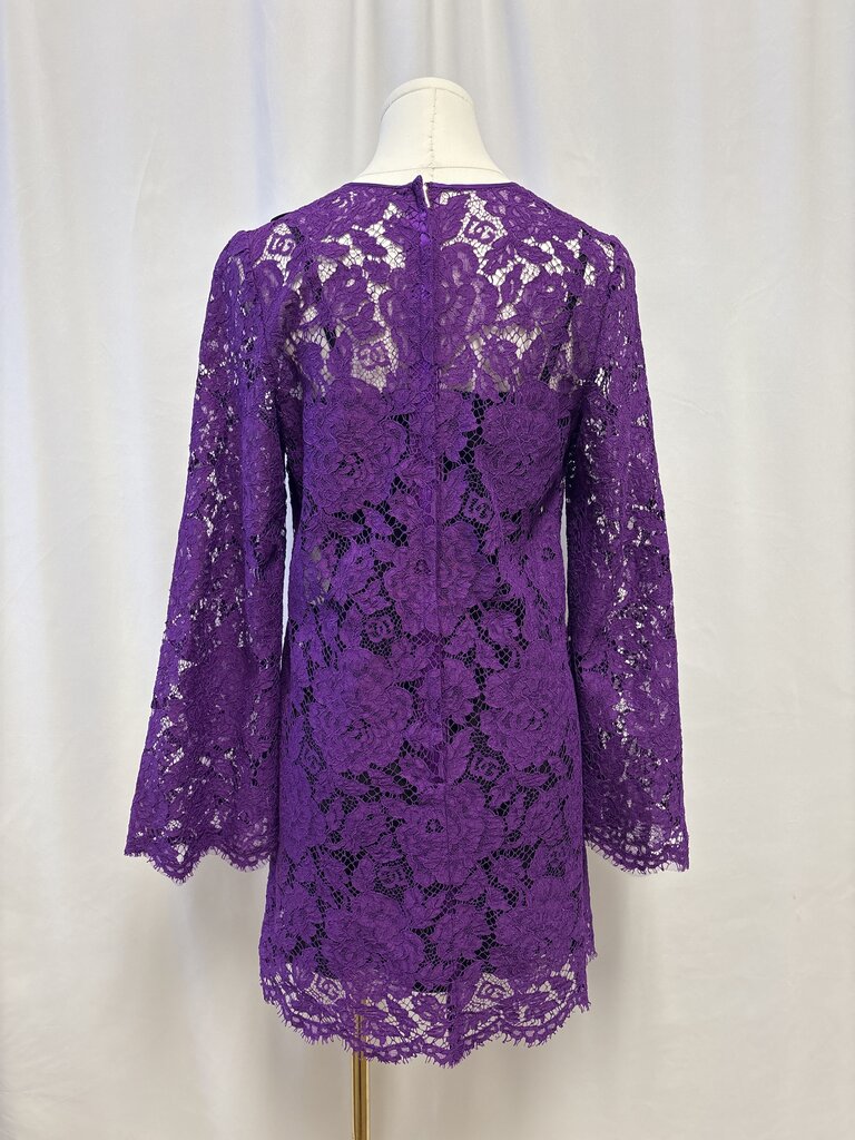 Dolce & Gabbana Purple Lace Dress (In Stores Now $3245)