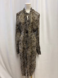 & Other Stories Olive Snake Print Dress
