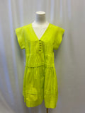 Hunter Bell Lime Pink Tuck Dress
