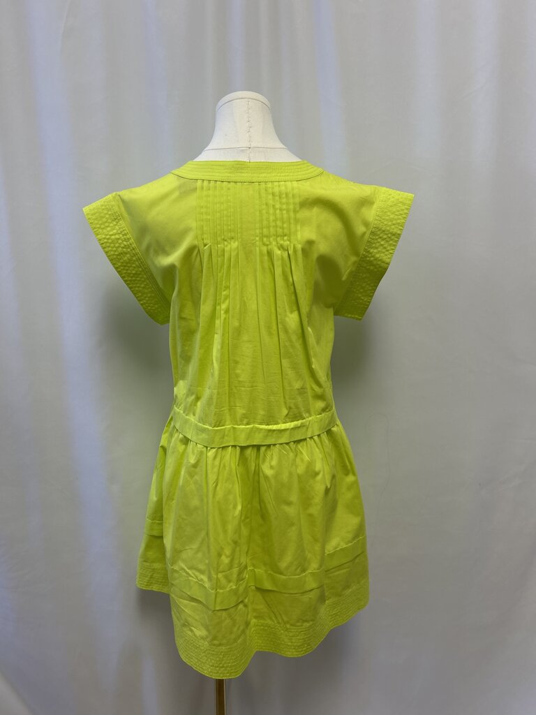 Hunter Bell Lime Pink Tuck Dress