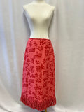 Hyacinth House Coral Fringe Skirt