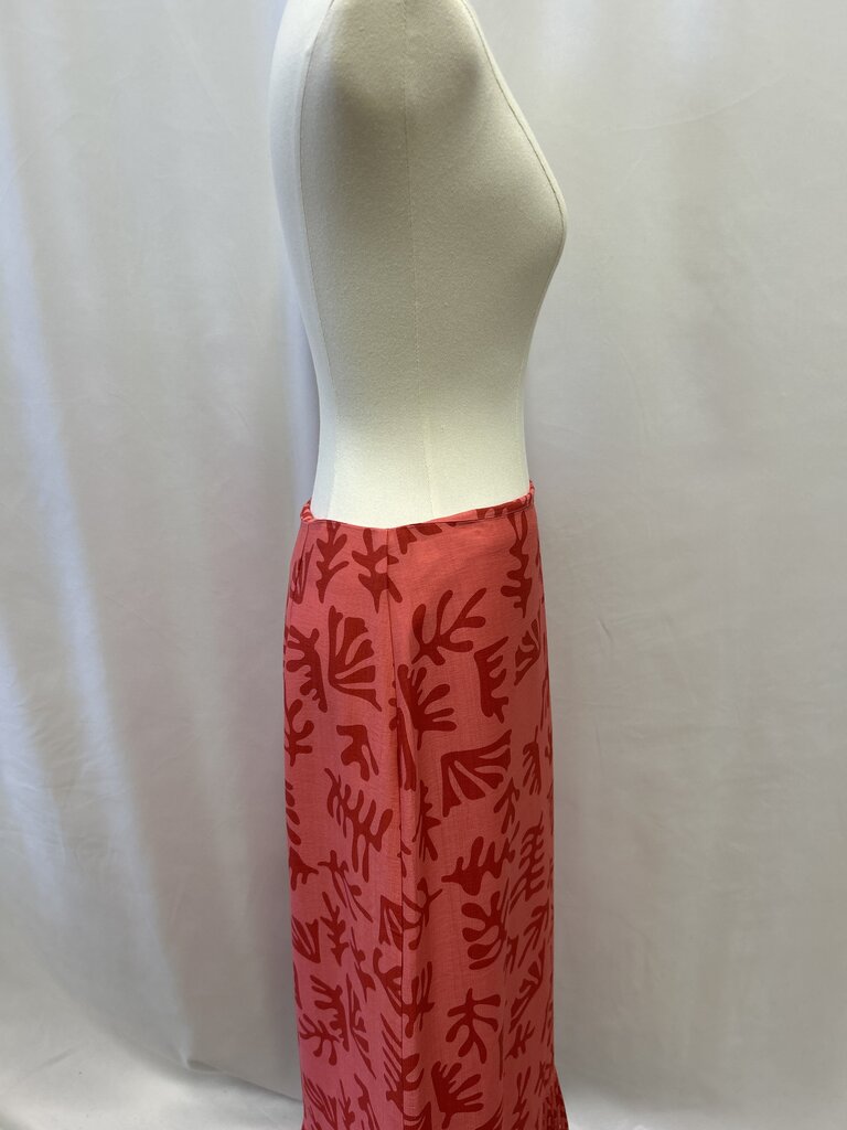 Hyacinth House Coral Fringe Skirt