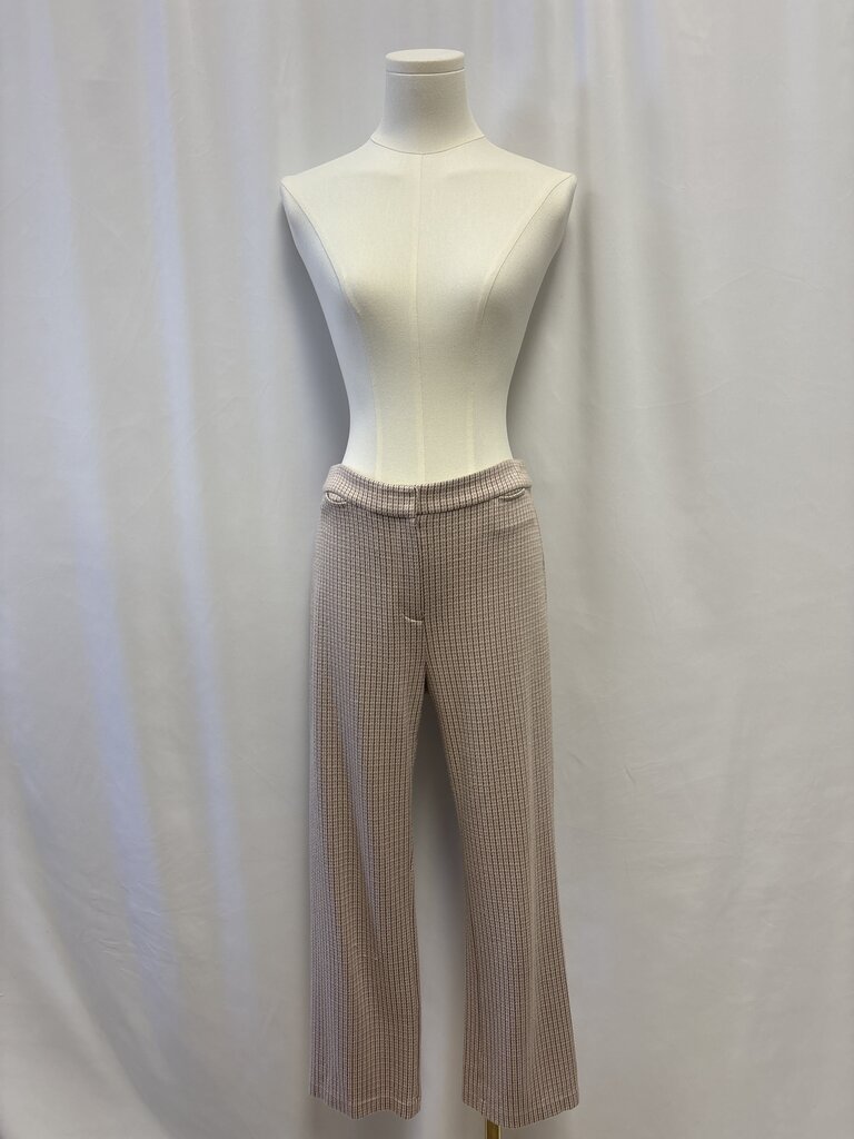 Theory Pink Plaid Pant