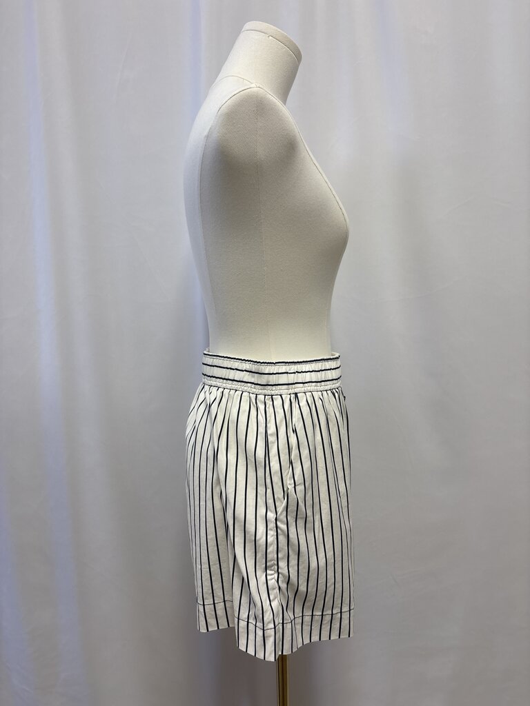 Reformation Black Striped Shorts