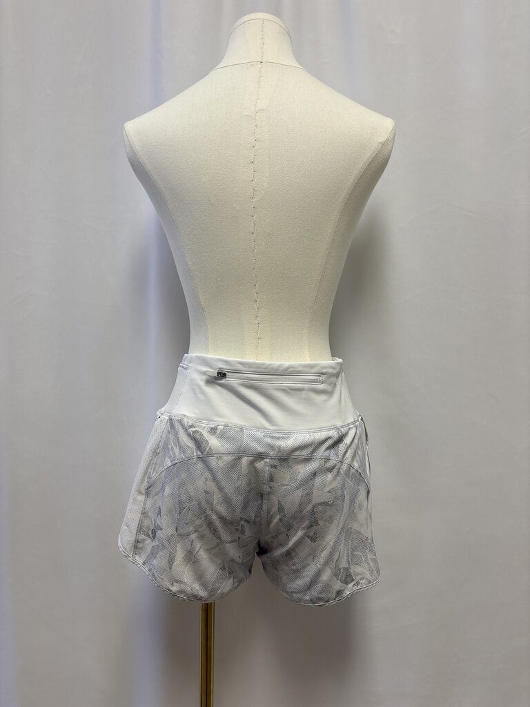 Lululemon White Printed Short