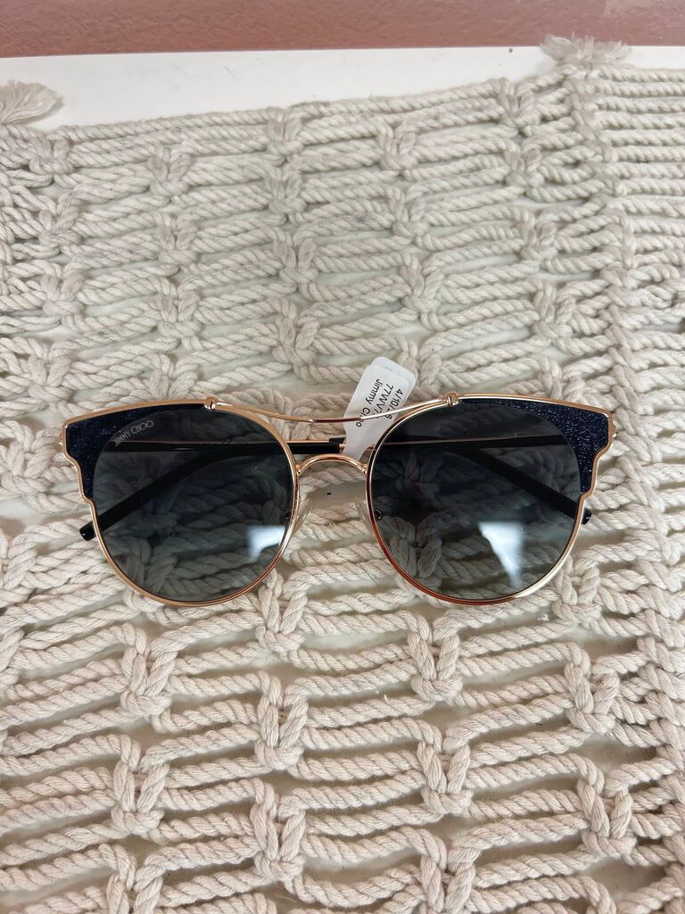 Jimmy Choo Copper Lue Sunglasses w/Case