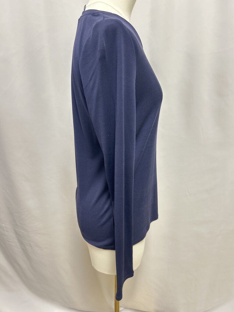 Eileen Fisher Navy Long Sleeve Tee