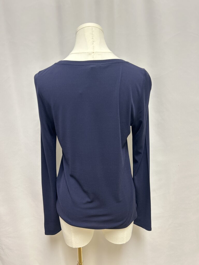 Eileen Fisher Navy Long Sleeve Tee