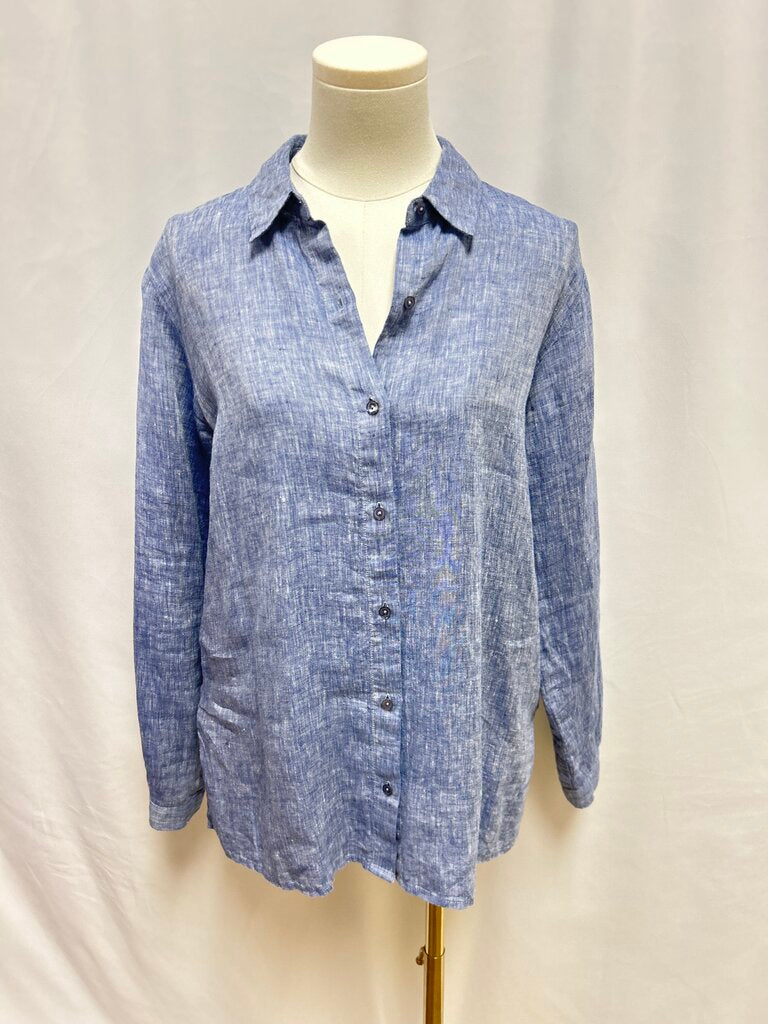 Eileen Fisher Chambray Button Up