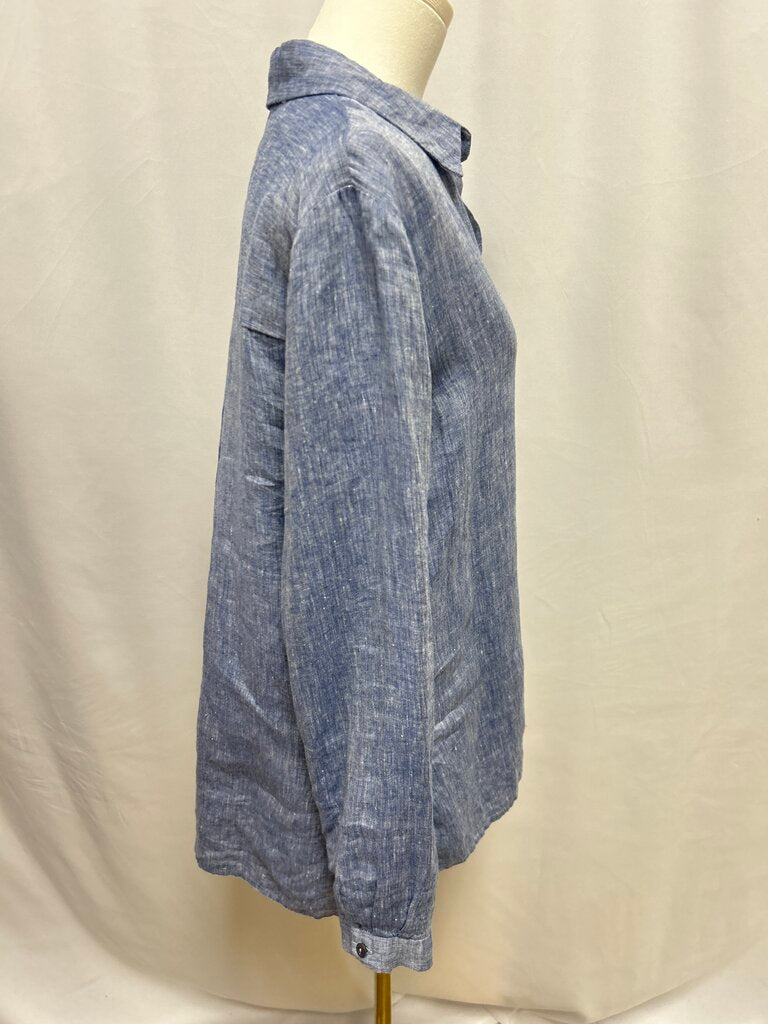 Eileen Fisher Chambray Button Up