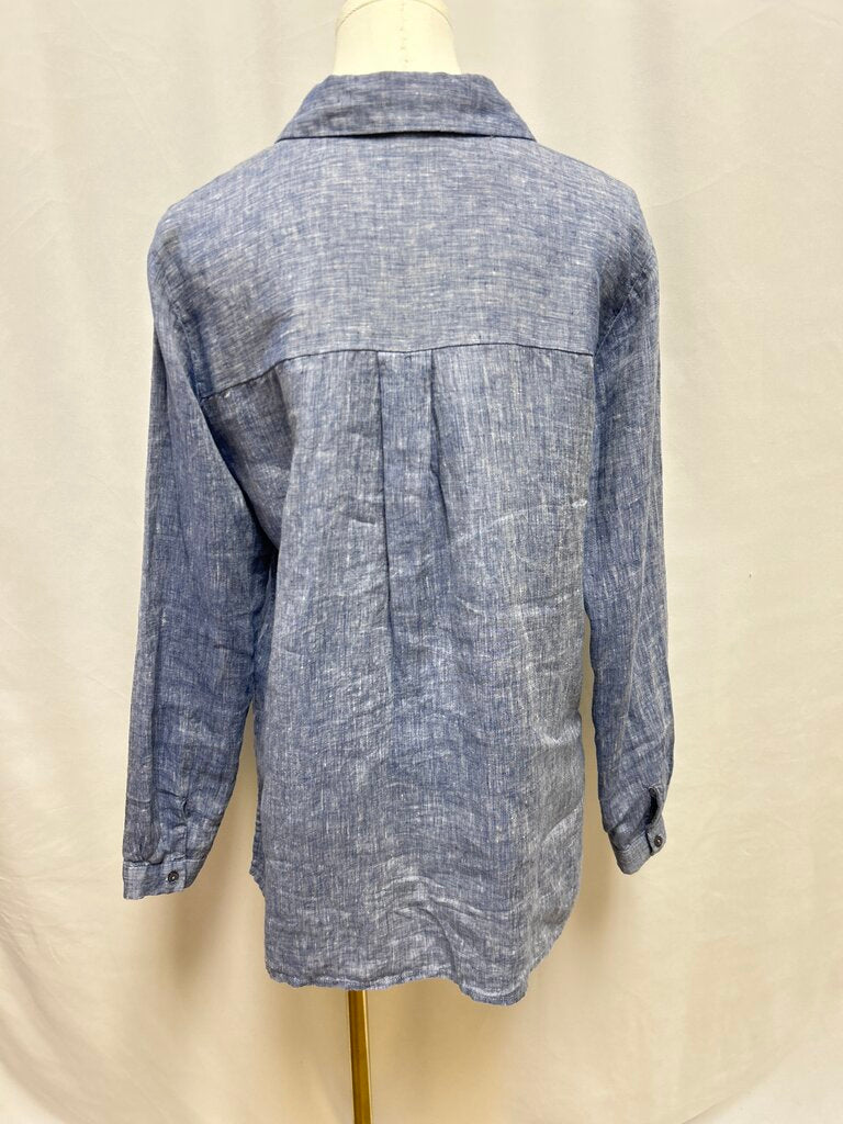 Eileen Fisher Chambray Button Up